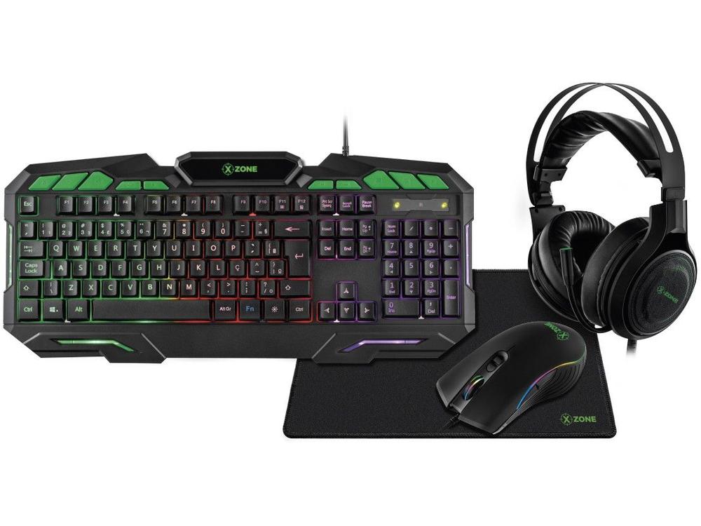 Kit Gamer Teclado Mouse Headset Mouse Pad