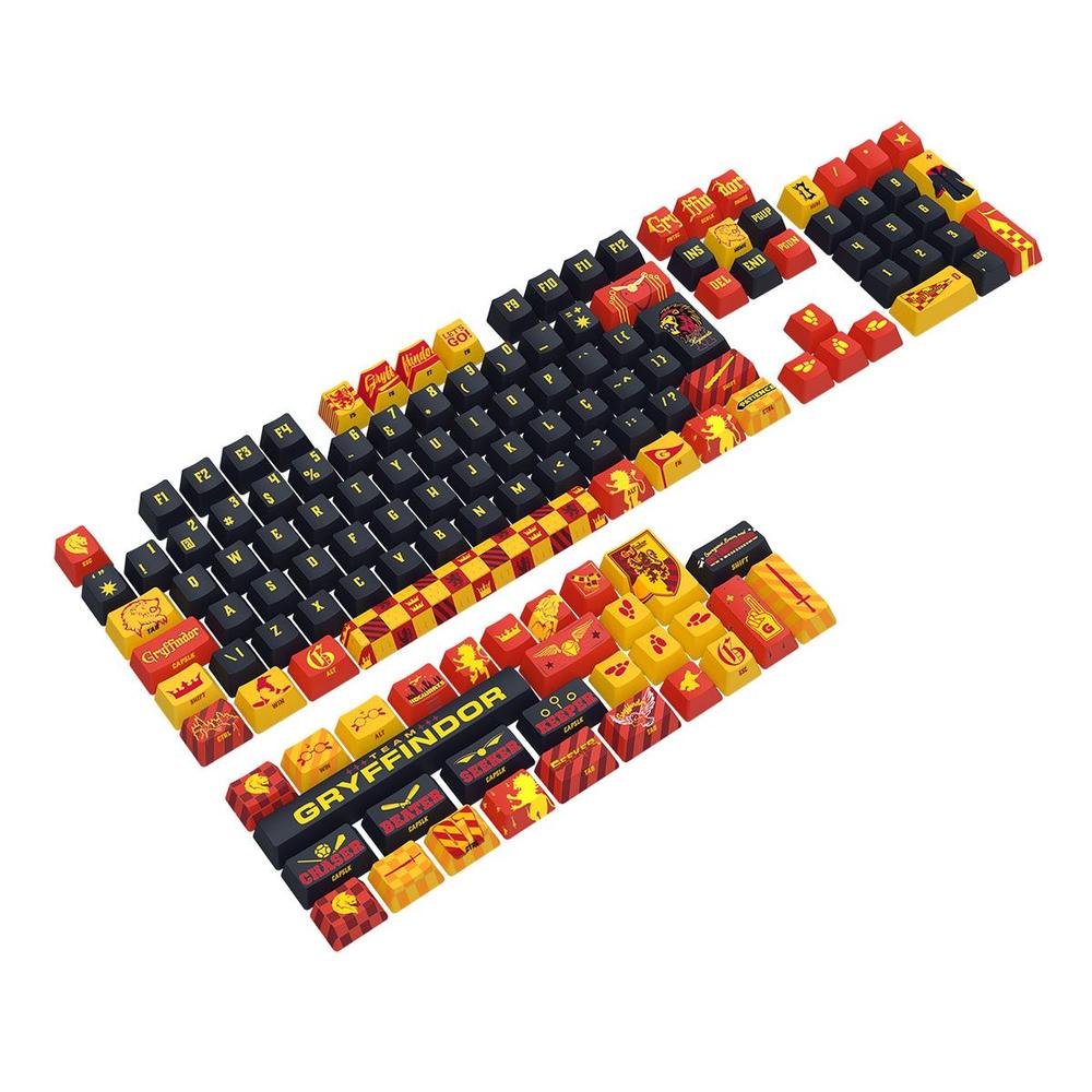 Kit keycaps redragon harry potter grifinoria abnt2 136 teclas redragon hp-944