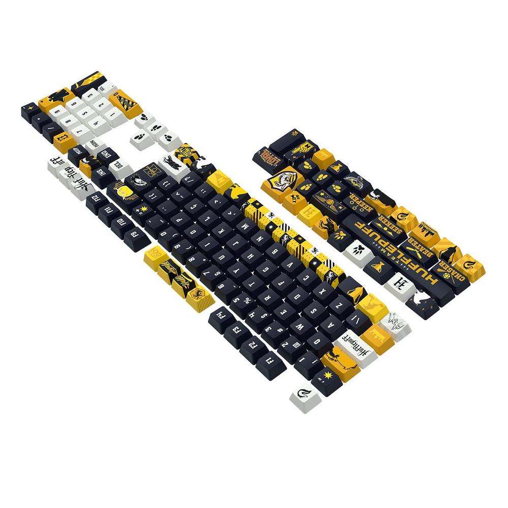 Kit keycaps redragon harry potter lufa-lufa abnt2 136 teclas redragon hp-943 - foto 3