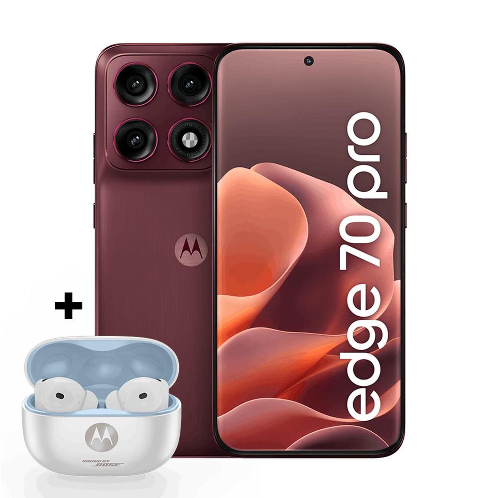 Kit Smartphone Motorola Edge 70 Pro 5G 256GB + Moto Buds 2 Plus