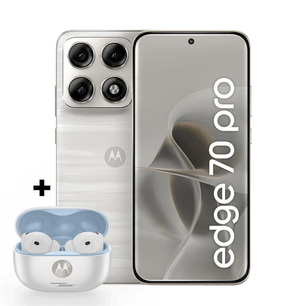 Kit Smartphone Motorola Edge 70 Pro 5G 256GB + Moto Buds 2 Plus