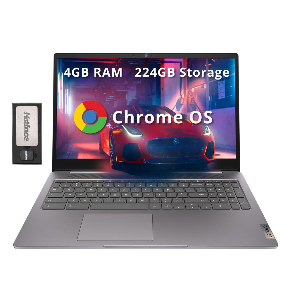 Laptop Lenovo Ideapad 3 15.6 FHD Chromebook 4 GB de RAM 224 GB
