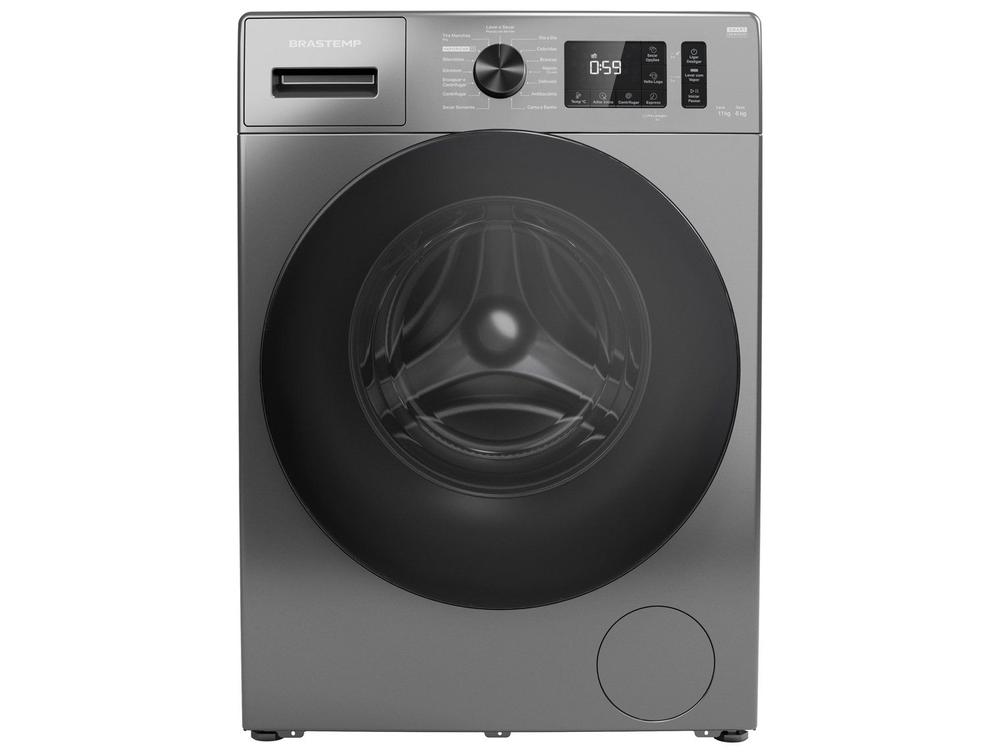 Lava e Seca Brastemp 11 kg Smart Sensor Titanium BNO11ASANA