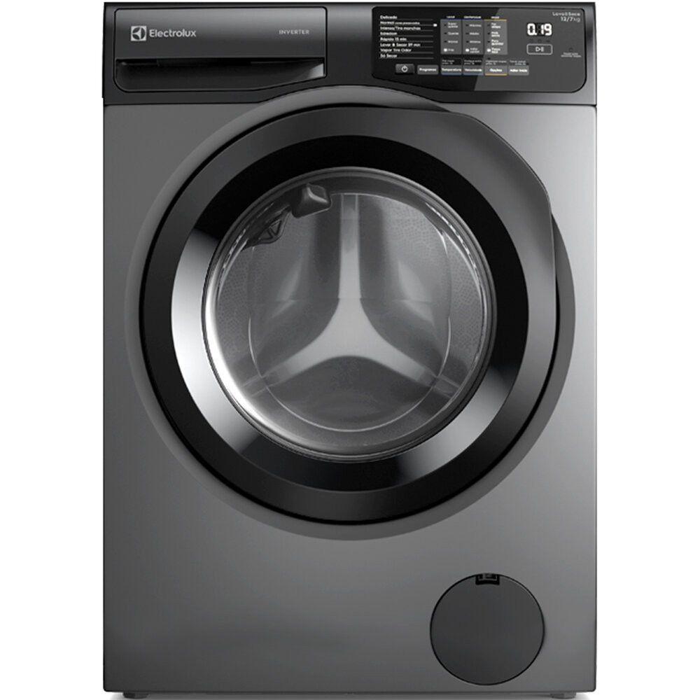 Lava e Seca Electrolux 12Kg 7Kg Inverter, Água Quente LSC12