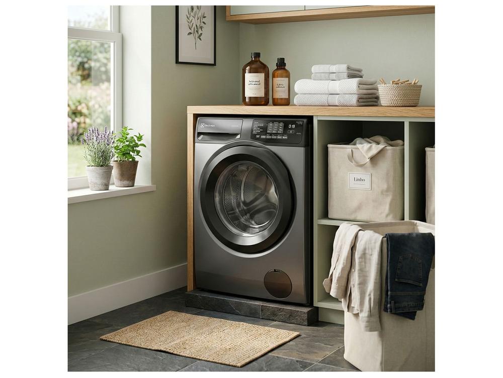 Lava e Seca Electrolux 12kg LSC12 Inverter Água Fria e Quente Cinza Ônix - foto 2