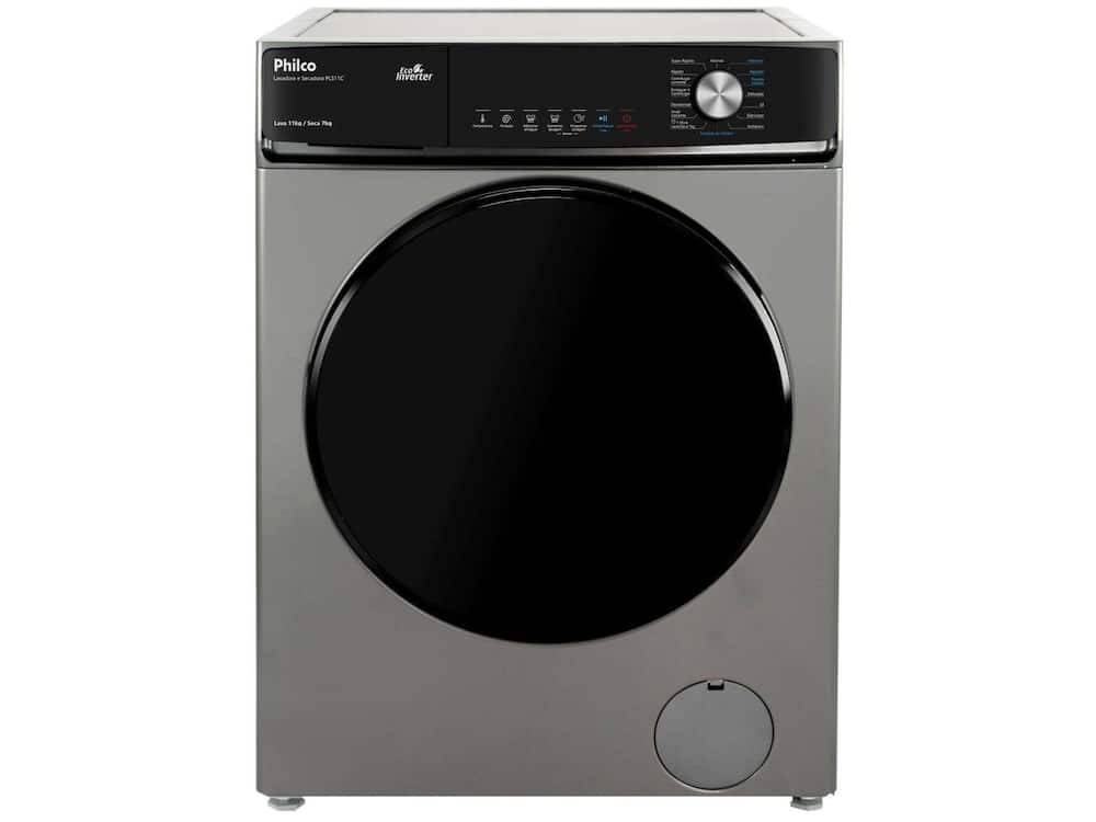 Lava e Seca Philco 16 Programas Eco Inverter 11kg Titânio PLS11C — vendido por Engage Info