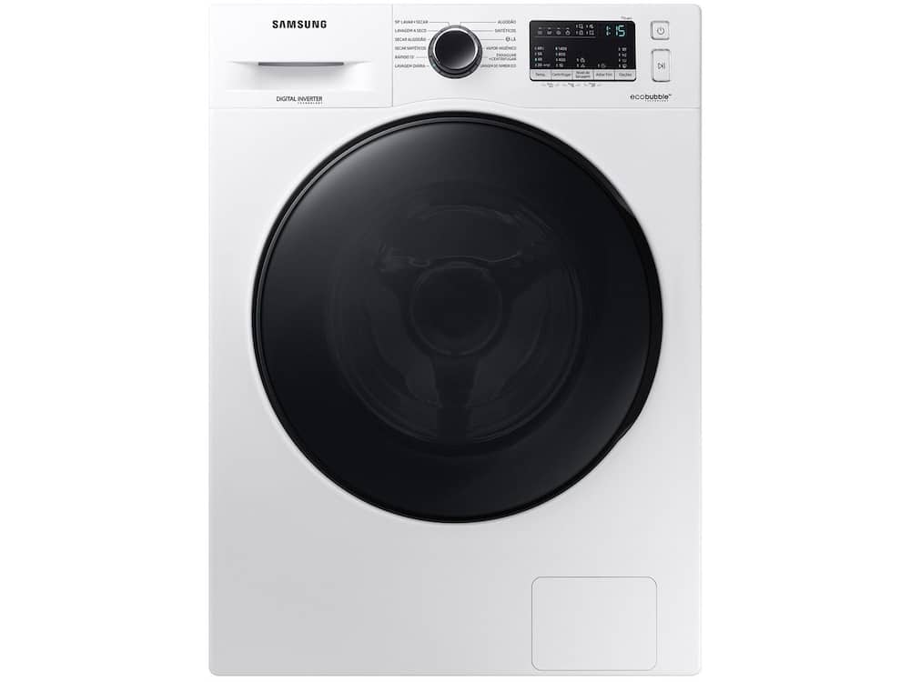 Lava e Seca Samsung 11kg Inverter 3 em 1 Água Quente e Fria Branca WD11A4453BW
