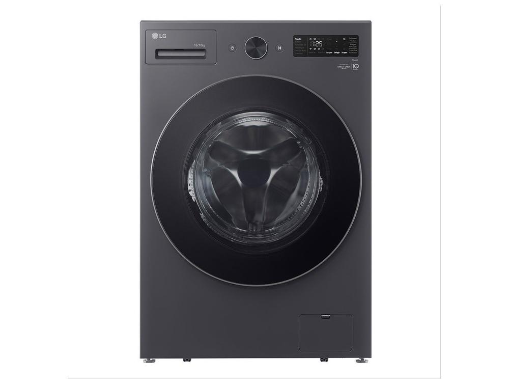 Lava e Seca Smart LG 16kg com Inteligência Artificial Aidd WD16GNTS6B/A