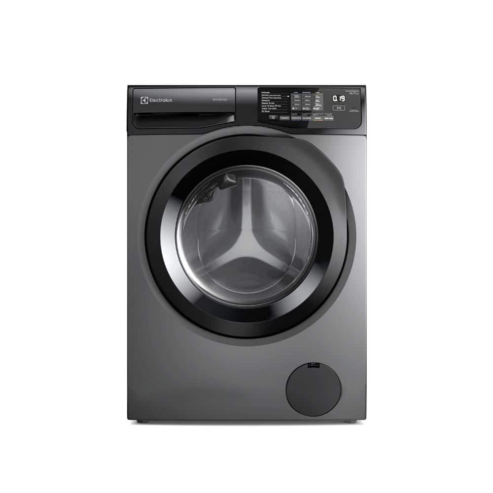 Lava & Seca 12Kg Electrolux Inverter Cinza Ônix com 8 Programas de Lavagem - LSC12
