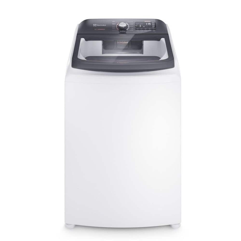 Lavadora de Roupas Electrolux 15kg Cesto Inox 11 Programas de Lavagem Branco Premium Care Jet&Clean e Time...