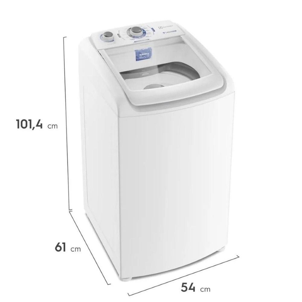 Lavadora de Roupas Electrolux 9kg 10 Programas de Lavagem Branco Efficient Care LED09 - foto 2