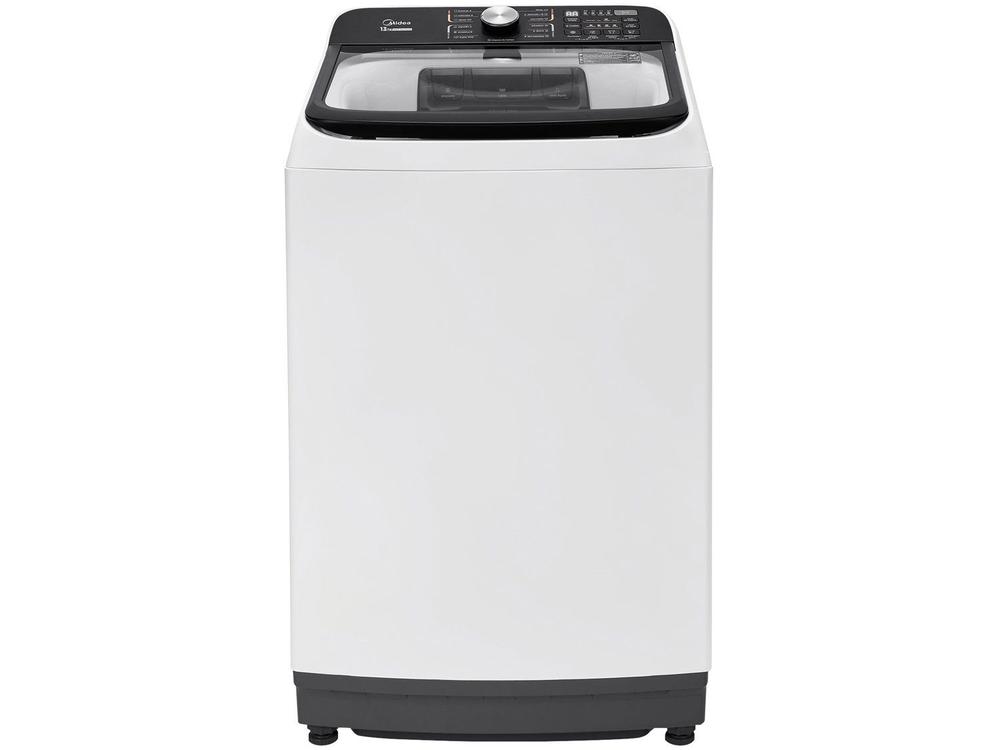 Lavadora de Roupas Midea 13kg Cesto Inox 13 Programas de Lavagem Branca Wave Agitator