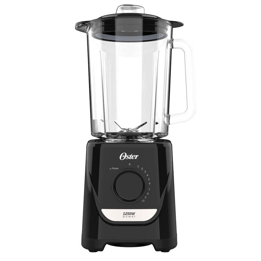 Liquidificador Oster Jarra de Vidro 2,2 Litros Preto 1250W 127V OLIQ520-127