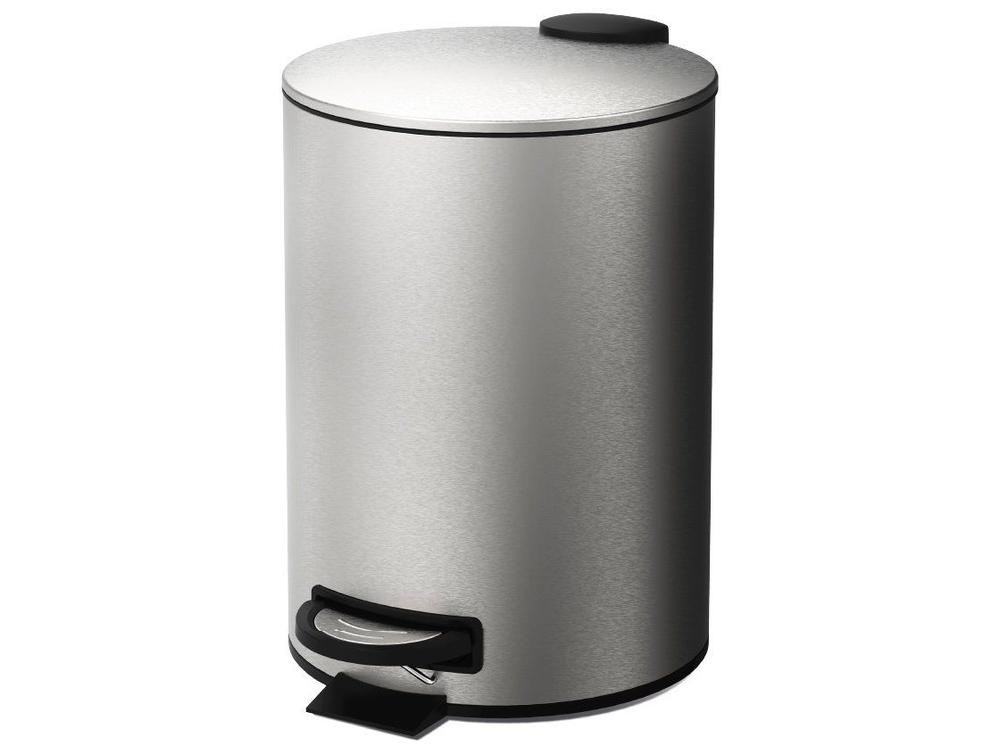 Lixeira Inox com Tampa com Pedal 5L Brinox Spin