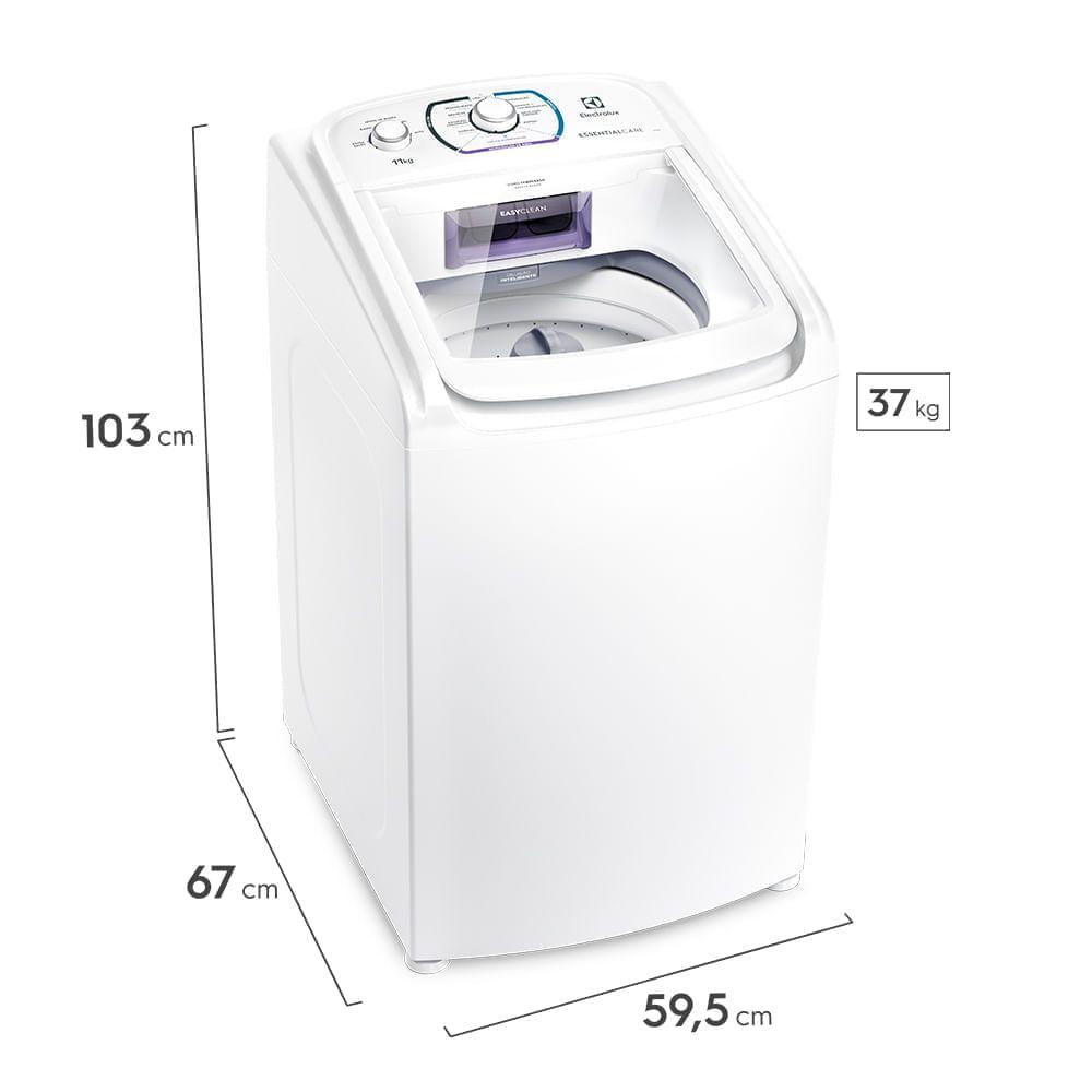 Máquina de Lavar Electrolux 11kg Branca Essential Care com Easy Clean e Filtro Fiapos (LES11) - foto 3