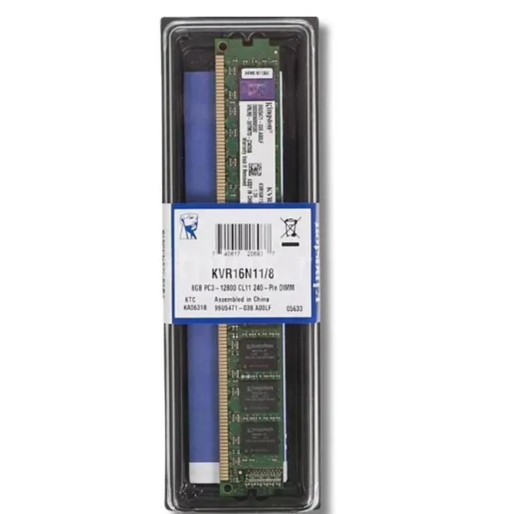 Memoria 8gb Ddr3 Kingston 1600mhz Kvr16n11/8