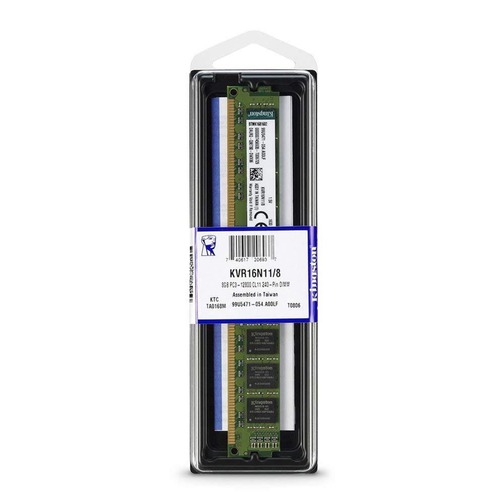 Memória RAM para PC DDR3 8GB 1600MHz Kingston - KVR16N11/8