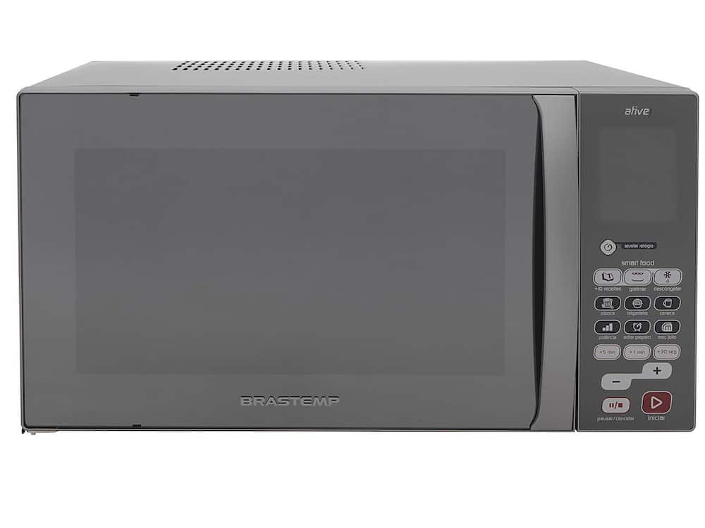 Micro-ondas Brastemp 38 Litros cor Inox Espelhado com Grill - BMJ38AR
