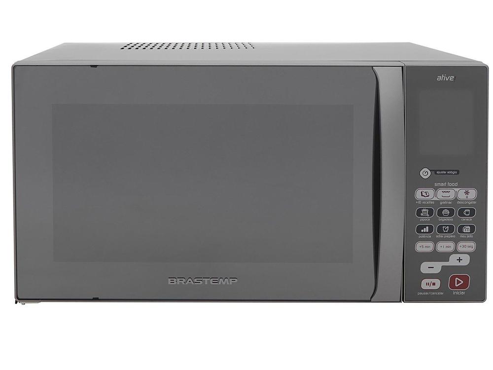 Micro-ondas Brastemp 38 Litros cor Inox Espelhado com Grill - BMJ38AR — 220V