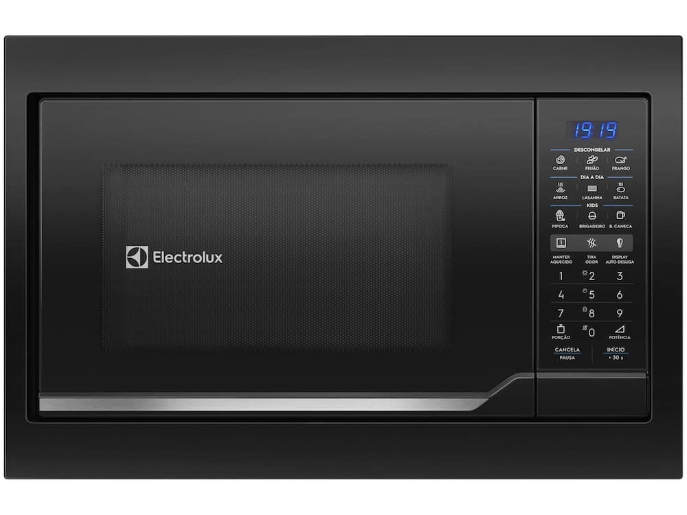 Micro-ondas de Embutir Electrolux 34L Preto com Painel Digital e Função Tira odor (ME3EP)