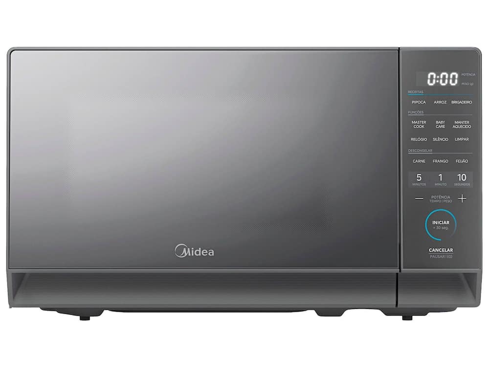 Micro-ondas Midea 20L Prata Espelhado MHP20S1