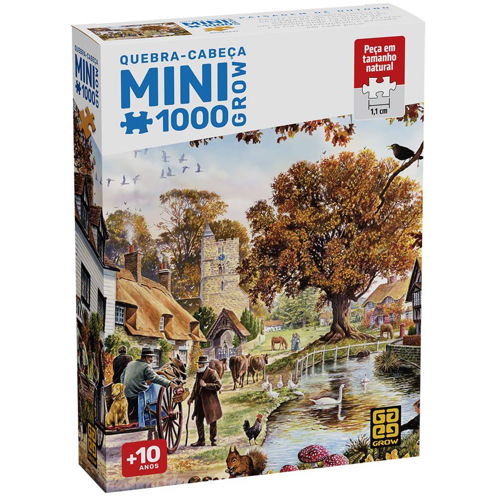 Mini Quebra-cabeça 1000 peças Paisagem de Outono