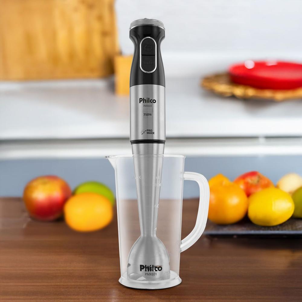 Mixer Philco Inox com Copo 1050ml 750W PMXE01
