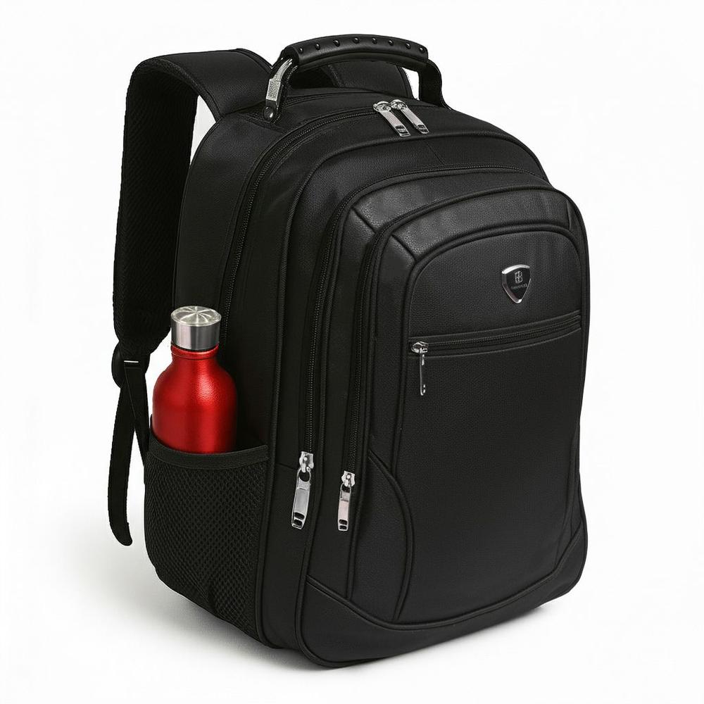 Mochila Masculina Faculdade Impermeável Resistente Grande Alça de Aço