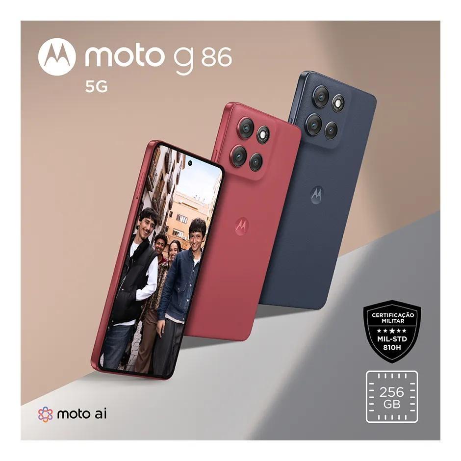 Motorola Moto G86 5g 256gb 24gb 8gb Ram16gb Ram Boost Grafite - Morola - foto 3