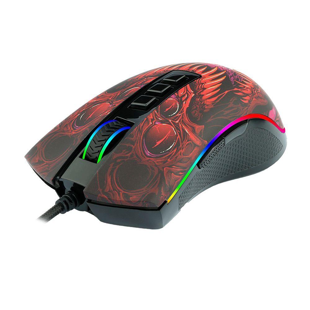 Mouse Gamer Redragon Infernal Dragon Ryu, RGB, 16000DPI, 8 Botões, Preto - ID711 - foto 3