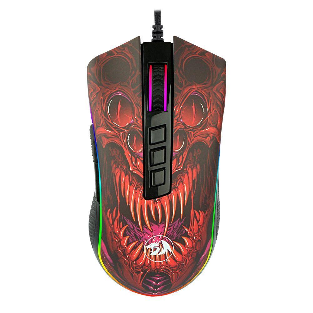 Mouse Gamer Redragon Infernal Dragon Ryu, RGB, 16000DPI, 8 Botões, Preto - ID711 - foto 2