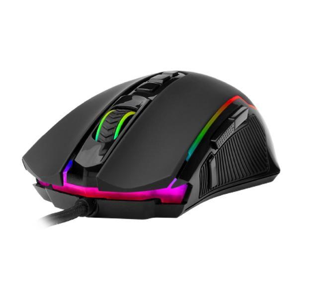 Mouse Gamer Redragon Ranger Basic - 4000dpi - 9 Botões - Iluminação RGB - Preto - M910-K