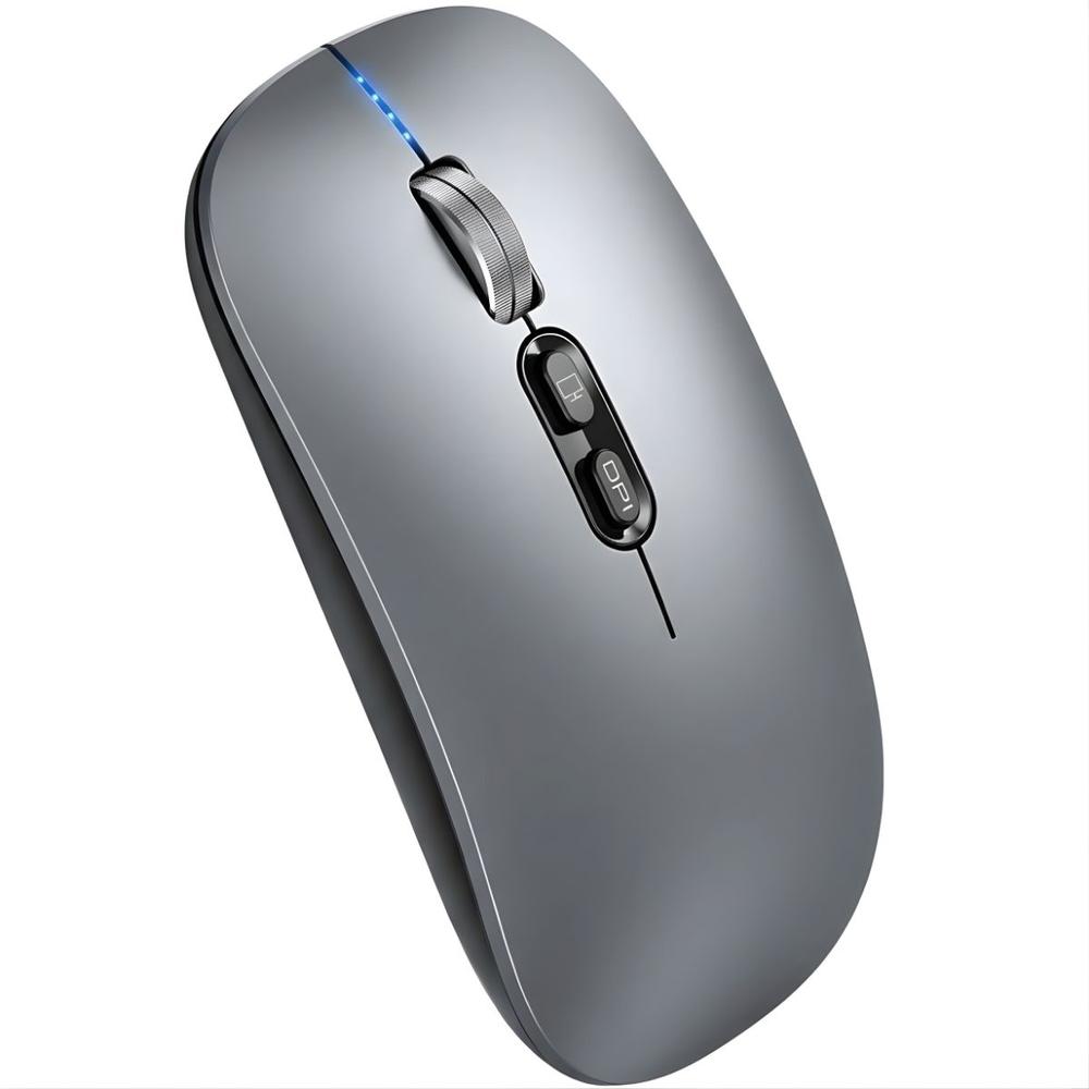 Mouse Sem Fio Bluetooth Recarregavel Compatível Com Macbook Air Pro