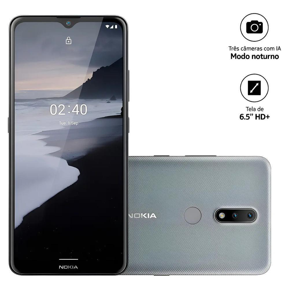 Nokia 2.4 NK016 64GB 3GB Ram Tela 6.5 Câm. 13Mp + Selfie 5Mp
