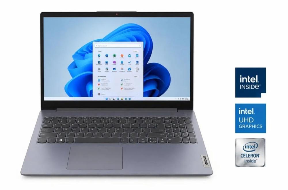 Notebook Lenovo IdeaPad 3 15IAN8 Intel N100 4GB 128GB UFS 15,6 FHD