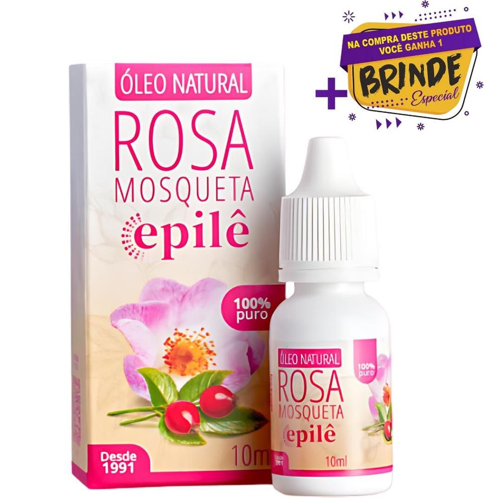 Óleo Natural Rosa Mosqueta Epilê 100% Puro 10ml Rugol Original!