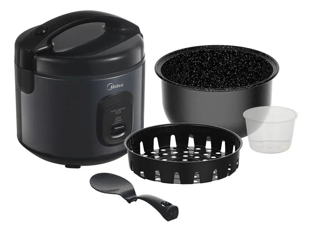 Panela de Arroz Elétrica Midea PAE30P Preta 220v 3 Litros