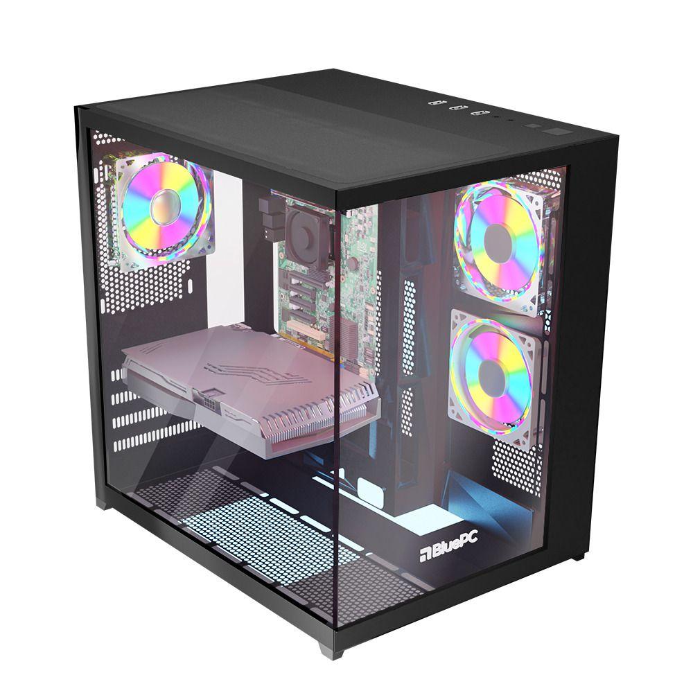Pc Gamer BluePC Intel Core I5 12400f (12ª Geração) 16gb Ddr4 Rtx 4060 8gb Ssd 960gb - Fonte 650w - foto 2