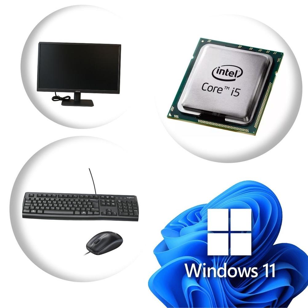 PC Slim Completo MultiPC I5 16GB SSD 480GB Windows 11 Pro C/ Monitor 19, Teclado e Mouse Ideal para Casa... - foto 4