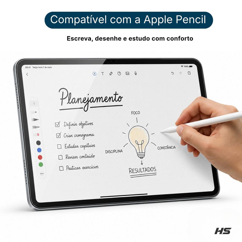 Película de Vidro para Tablet Samsung Galaxy Tab S6 Lite 10.4" - HS ACESSÓRIOS