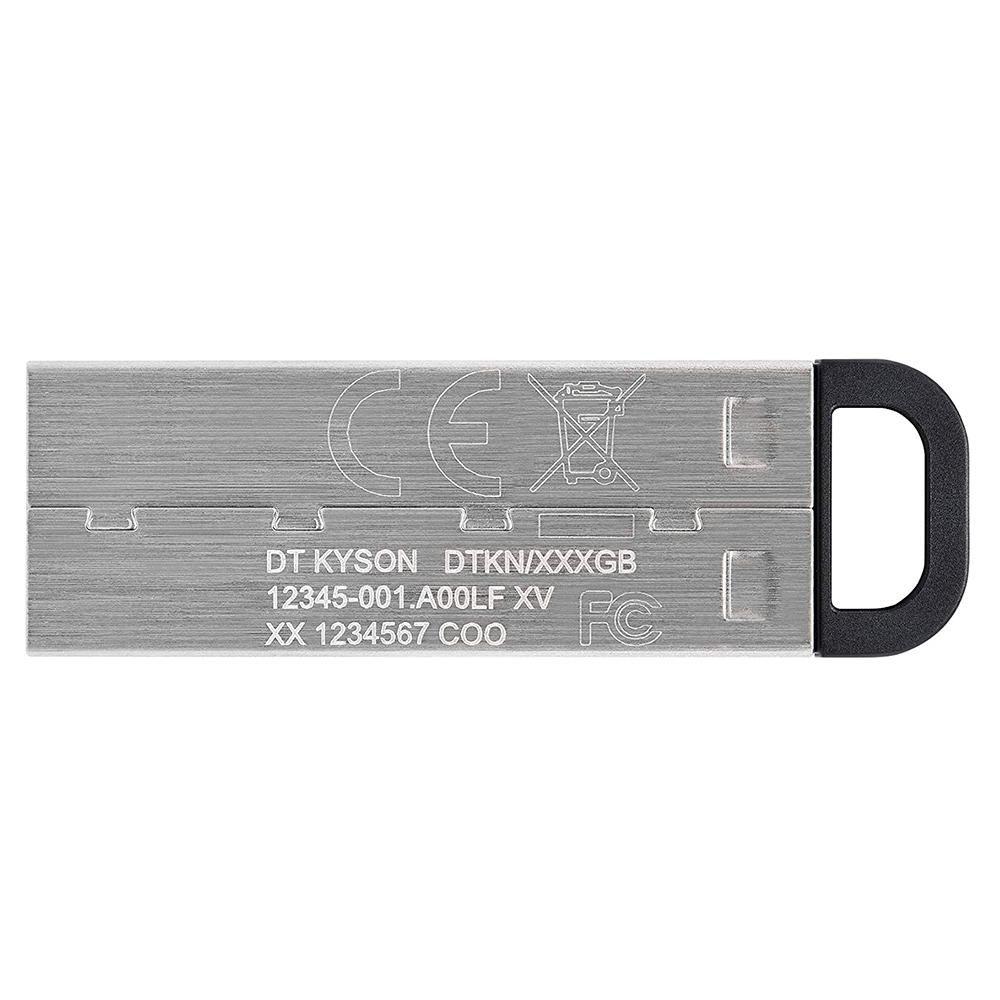 Pen Drive 64GB Kingston DataTraveler Kyson, USB 3.2 Gen 1, Leitura de 200MB/s, Metal - DTKN/64GB