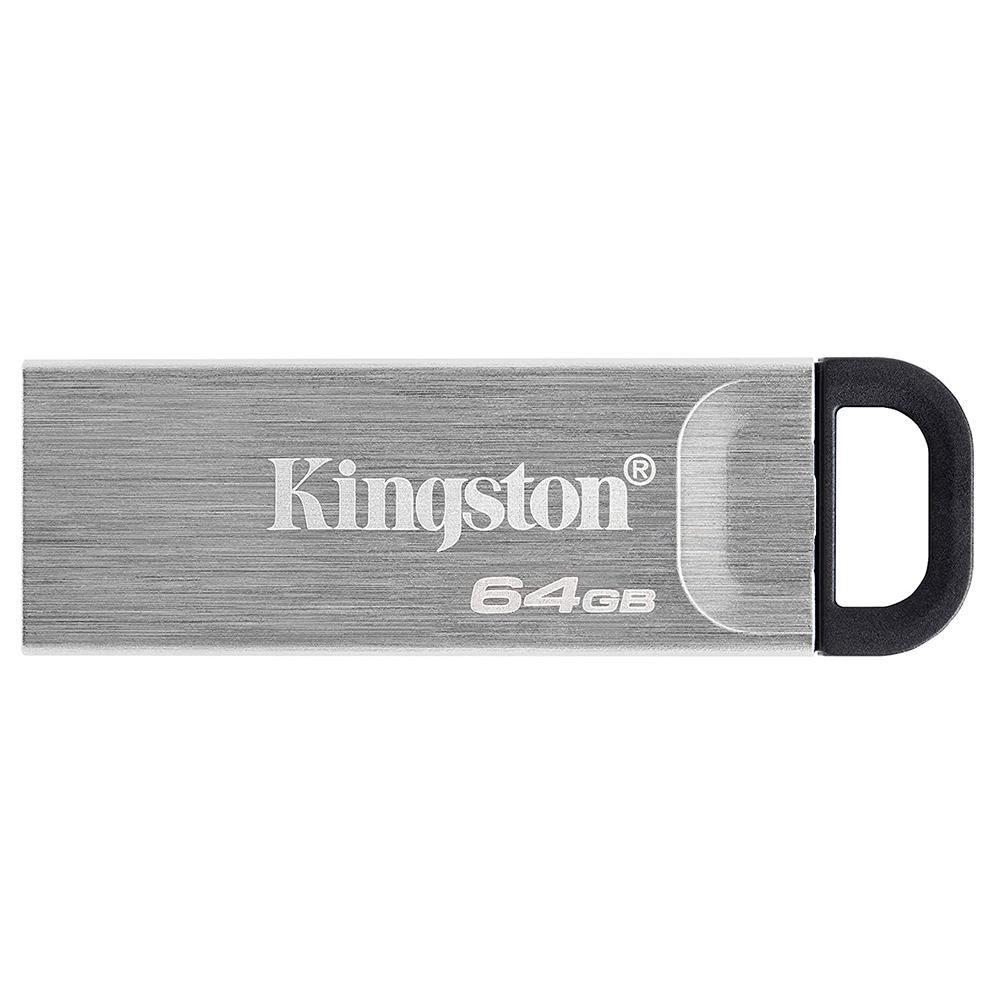 Pen Drive 64GB Kingston DataTraveler Kyson, USB 3.2 Gen 1, Leitura de 200MB/s, Metal - DTKN/64GB