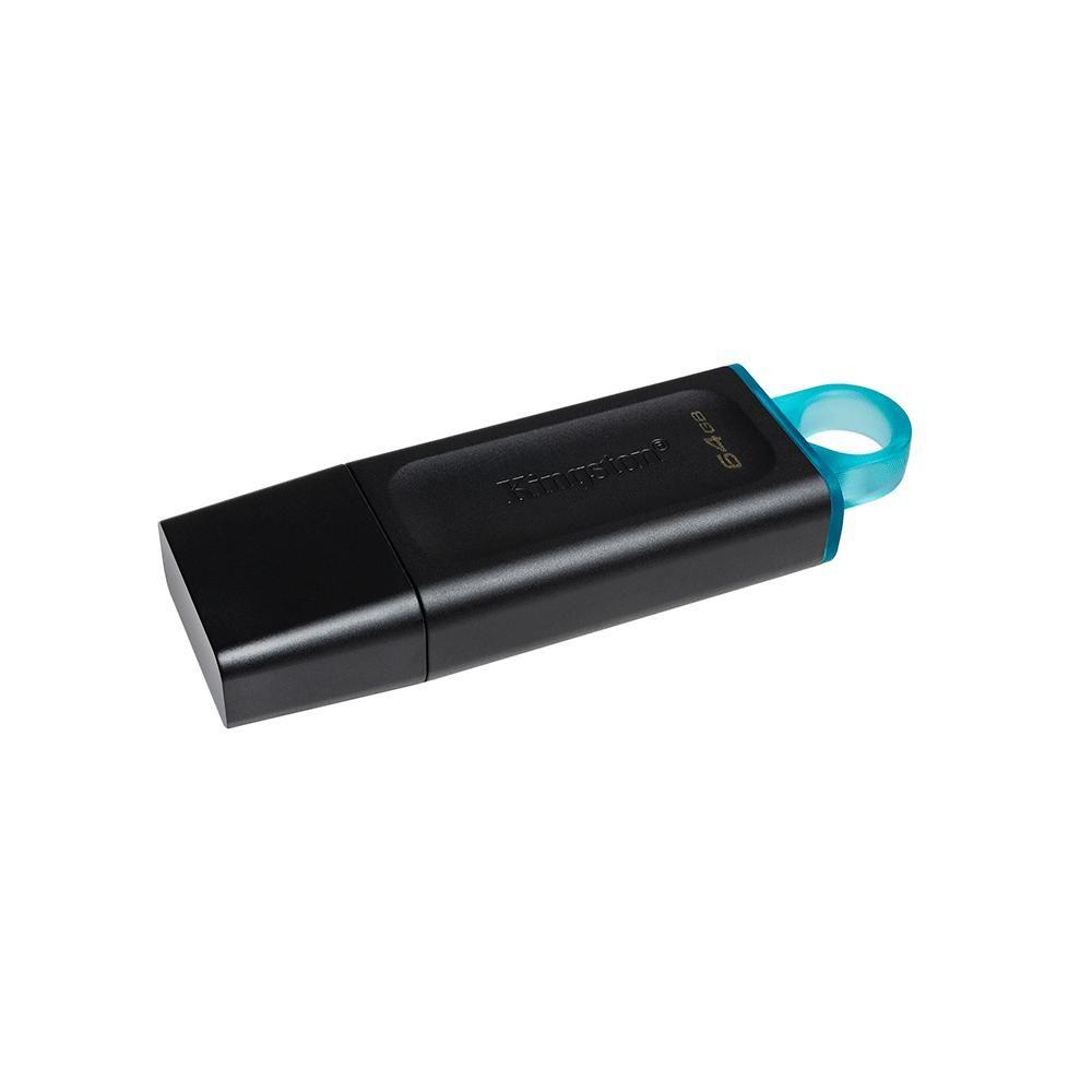 Pen Drive Kingston Dtx 64gb Usb 3.2 Preto E Azul Dt Exodia