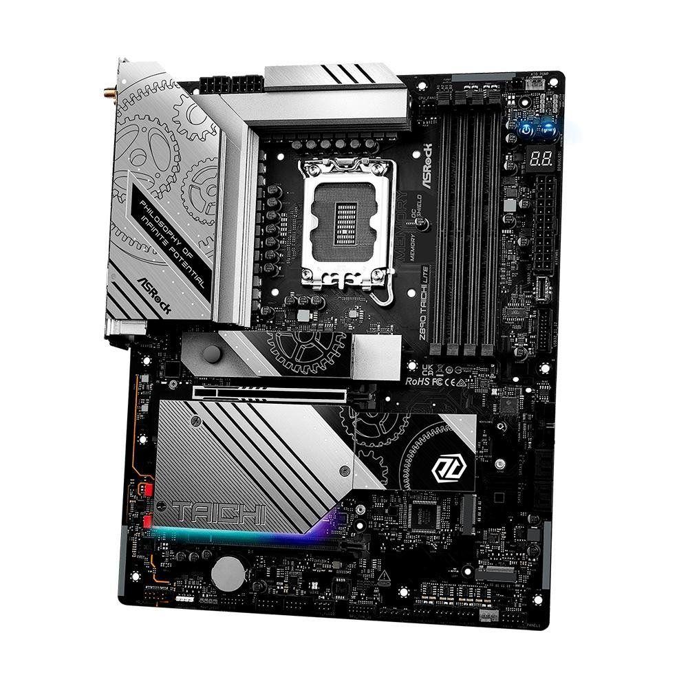 Placa-Mãe ASRock Z890 Taichi Lite, Intel LGA1851, ATX, DDR5, Suporta Bluetooth 5.4, Preto - 90-MXBPQ0-A0UAYZ - foto 4