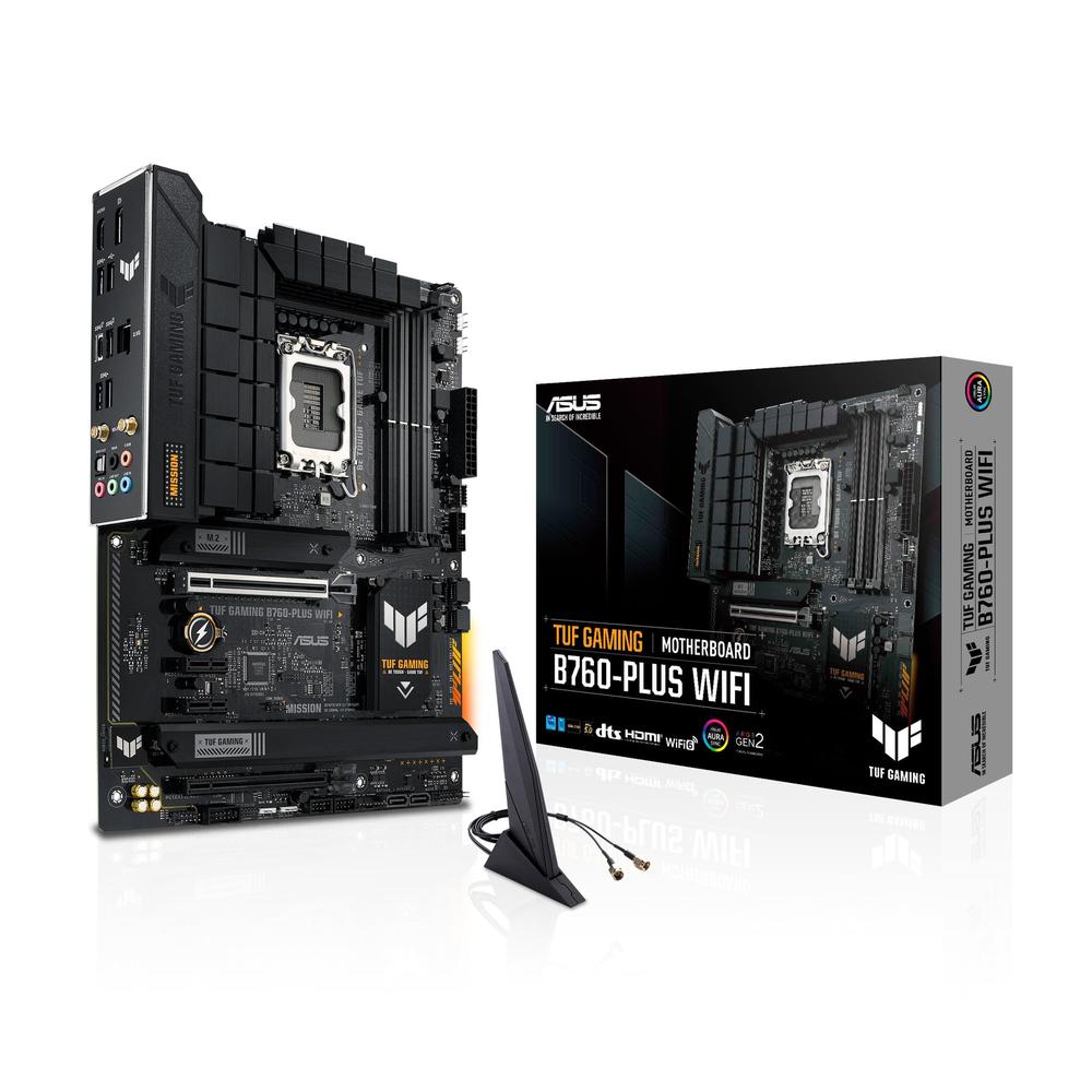 Placa-Mãe ASUS TUF GAMING B760-PLUS WIFI - LGA 1700 ATX