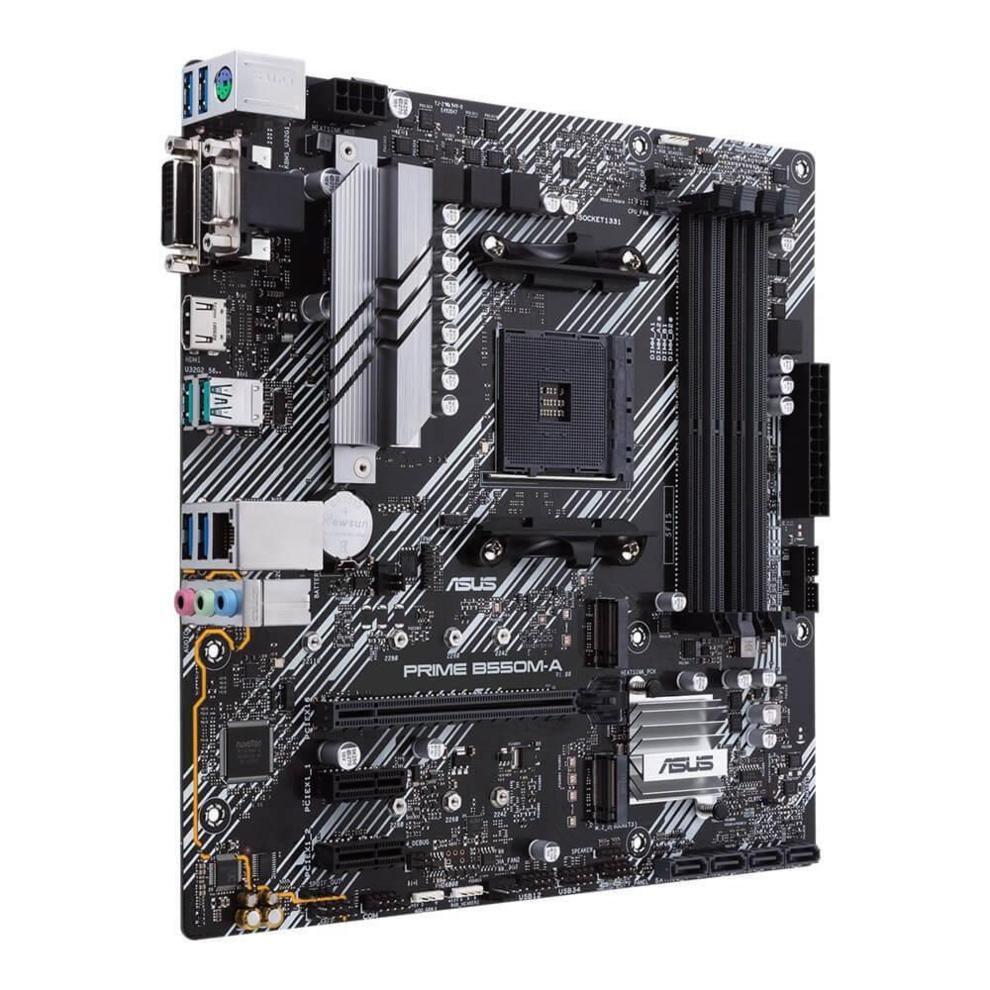 Placa Mãe Gamer Asus Prime B550m-a AM4 DDR4 Hdmi M2 B550 - foto 4