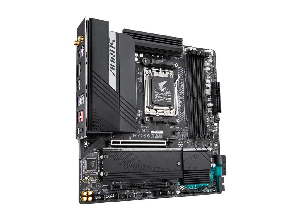 Placa-mãe GIGABYTE B650M AORUS Elite AX DDR5 Micro-ATX - foto 4