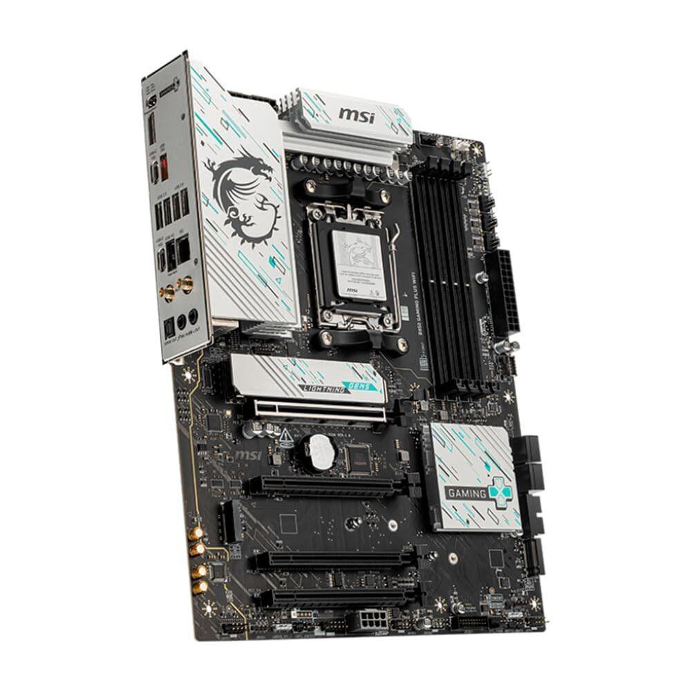 Placa Mãe MSI B850 GAMING PLUS WIFI, AMD, Socket AM5, ATX, DDR5 UDIMM, Wi-Fi 7, Preto - B850GPW - foto 3