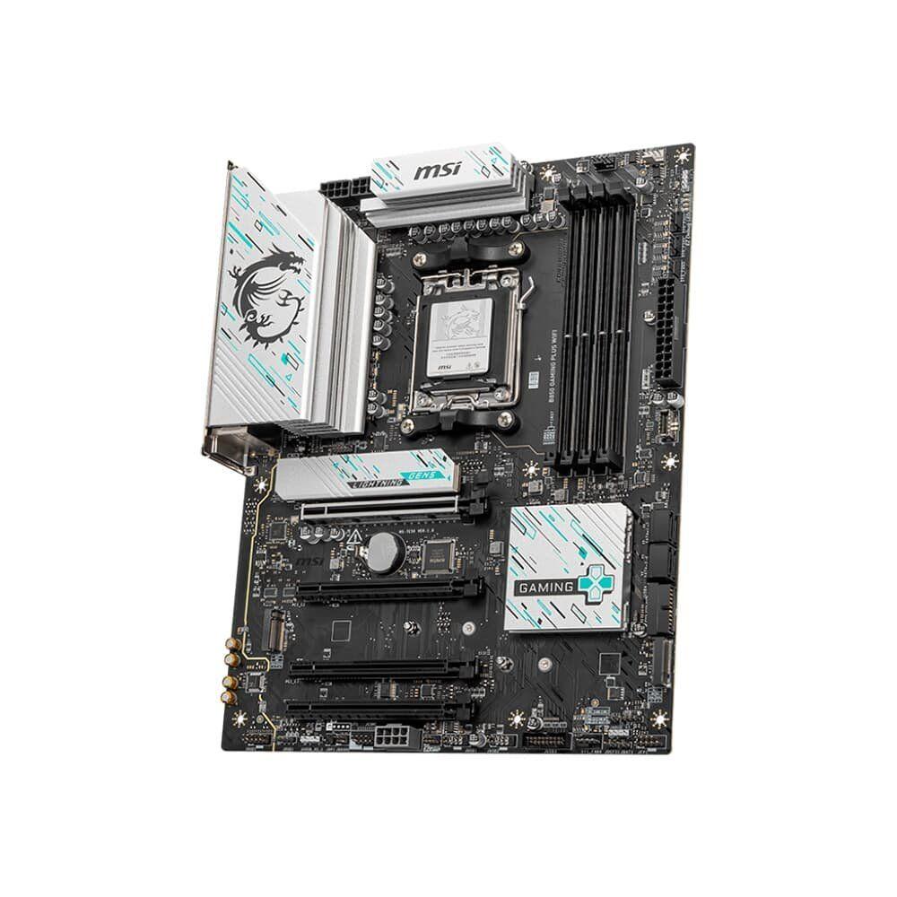 Placa Mãe MSI B850 GAMING PLUS WIFI, AMD, Socket AM5, ATX, DDR5 UDIMM, Wi-Fi 7, Preto - B850GPW - foto 2