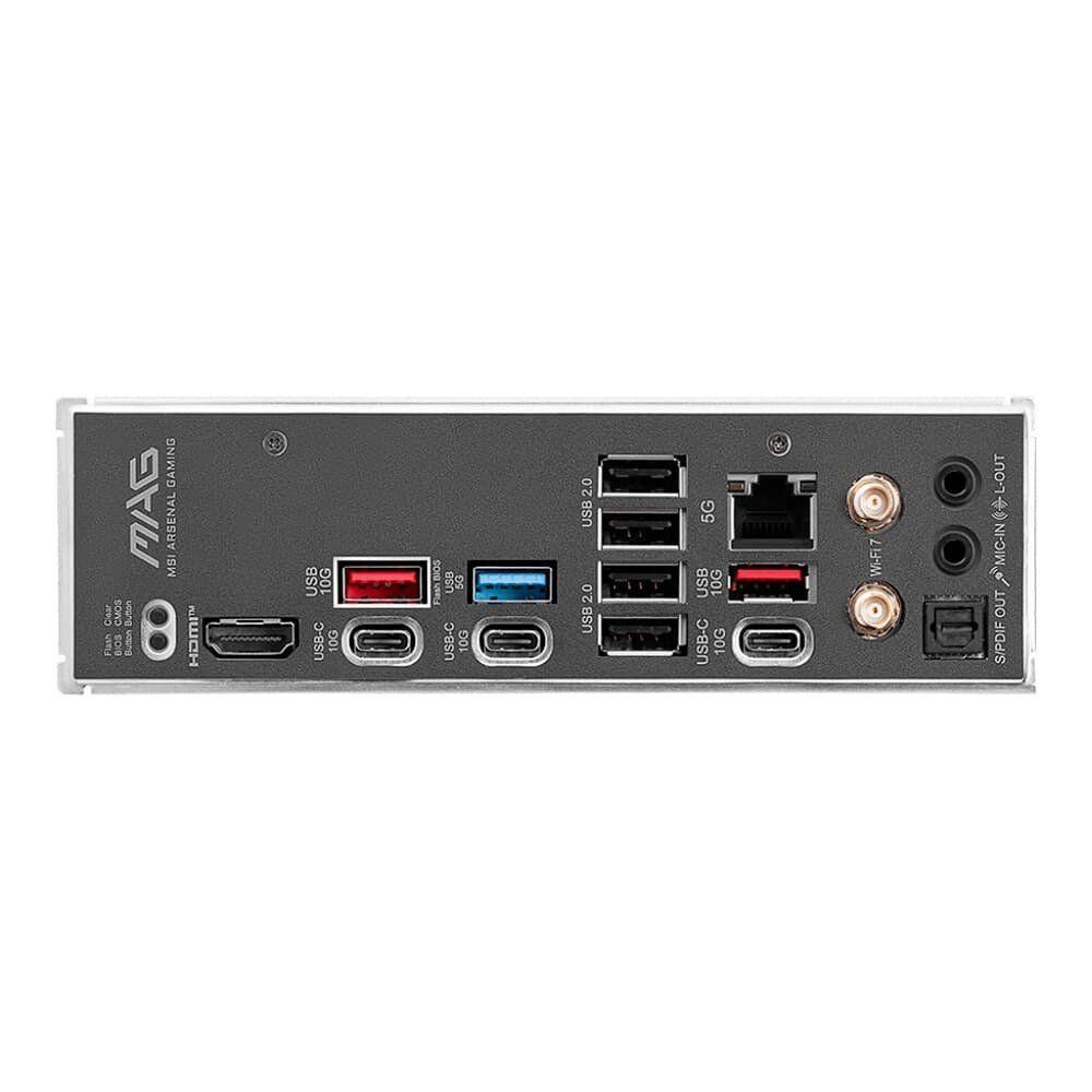 Placa Mãe MSI MAG B850 TOMAHAWK MAX WIFI, AMD, Socket AM5, ATX, DDR5 UDIMM, Wi-Fi 7, Preto -... - foto 2